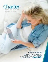 Redefining What a Cable Company Can Be This Is the Time to Think Forward