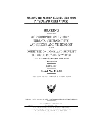 Securing the Modern Electric Grid from Physical and Cyber Attacks