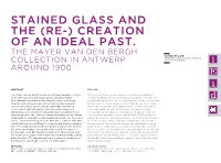 Stained Glass and the (Re‑) Creation of an Ideal Past