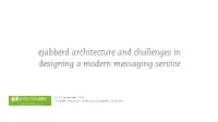 Designing a Modern XMPP Service with Ejabberd