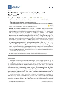On the New Oxyarsenides Eu5zn2as5o and Eu5cd2as5o