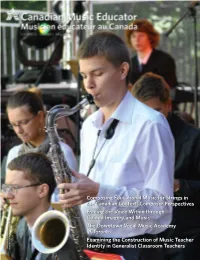 Composing Educational Music for Strings in the Canadian Context: Composer Perspectives Bernard W
