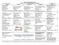 From All of Us at Meals on Wheels of RI the Meal Program