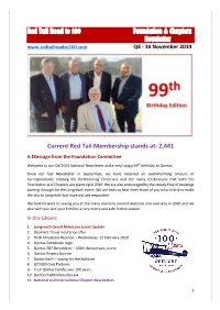 Red Tail Road to 100 Foundation & Chapters Newsletter Current Red