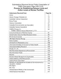 29 Written Submissions from Stakeholders