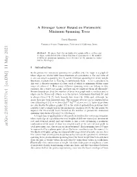 Arxiv:2105.05371V1 [Cs.DM] 11 May 2021 Total Investment Cost, the Return on the Investment)
