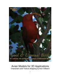 Creating a Songbird Remix Bird with Poser Or DAZ Studio 5 Using Conforming Crests with Poser 6 Using Conforming Crests with DAZ Studio 8