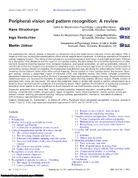 Peripheral Vision and Pattern Recognition: a Review