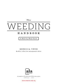 Weeding Handbook