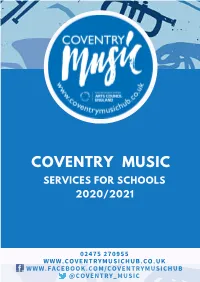 Services for Schools 2020/2021