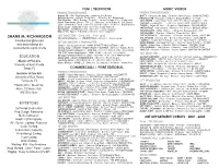 Smr Td Resume 2011