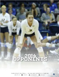 2014 Opponents