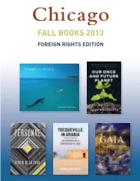 Fall Books 2013 Foreign Rights Edition Christopher A