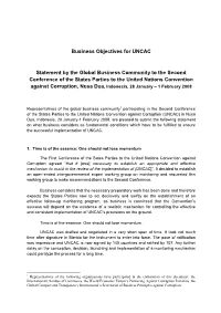 FINAL FINAL 1-2-08 Stmt by Global Bus Cty to the 2Nd Conf the State