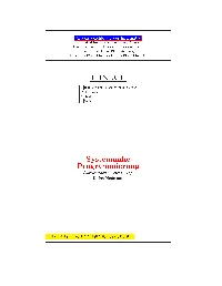 FINAL Systemnahe Programmierung