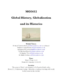 Handbook Global History 2014