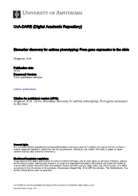 Biomarker Discovery for Asthma Phenotyping: from Gene Expression to the Clinic