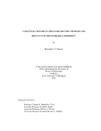 Comatulid Crinoids in the Fossil Record: Methods And