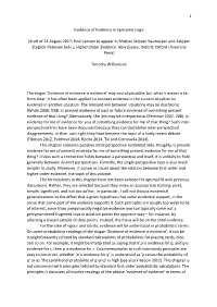 Evidence of Evidence in Epistemic Logic