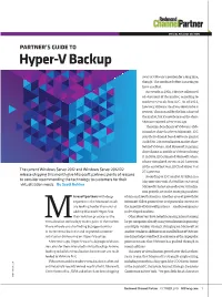Hyper-V Backup