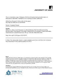 Implications for Ni Cycling in Marine Sediments