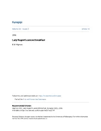 Lady Nugentâ•Žs Second Breakfast