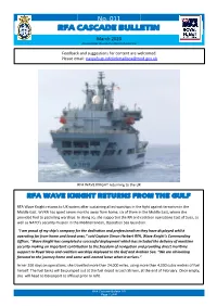 Rfa Cascade Bulletin