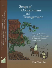 Songs of Contentment and Transgression