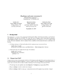 Decltype and Auto (Revision 4) Programming Language C++ Document No: N1705=04-0145