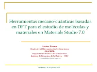 Density Functional Theory (DFT)