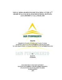 Visual Media-Based English Teaching at the 11 Grade Of