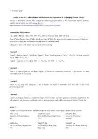 16 November 2020 Errata in the IPCC Special Report on the Ocean And