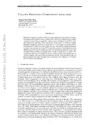 Cauchy Principal Component Analysis