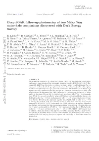 Deep SOAR Follow-Up Photometry of Two Milky Way Outer-Halo