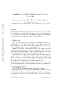 Similarities on Graphs: Kernels Versus Proximity Measures1
