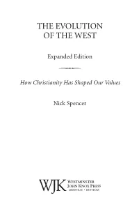 The Evolution of the West