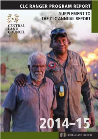 Clc RANGER PROGRAM Report Supplement to the CLC Annual Report
