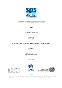 Contract Between Scottish Ministers