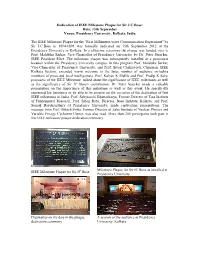 Dedication of IEEE Milestone Plaque for Sir Jcbose: Date