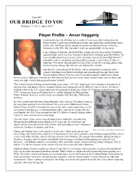 OUR BRIDGE to YOU Volume 17, No