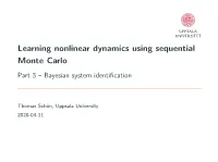 Part 3 – Bayesian System Identiﬁcation