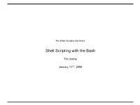 Bash Scripting Conditional Constructs (1/3)