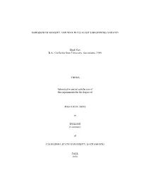 Bergsonian Memory and Time in Ts Eliot's Beginning And