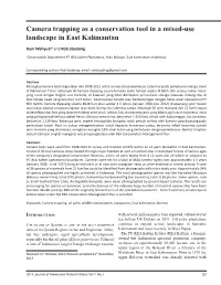 Camera Trapping As a Conservation Tool in a Mixed-Use Landscape in East Kalimantan