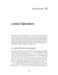 Linear Operators