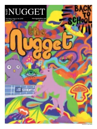 Thursday, August 30, 2018 Volume 56, Issue 1 Thenuggetonline.Com