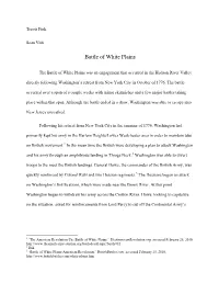 Battle of White Plains, Sean