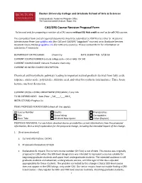 Course Revision Form 2017-2