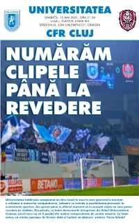Programul De Meci Cu Cfr Cluj