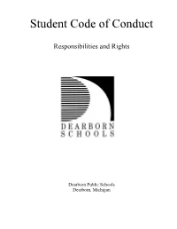 Student Code of Conduct